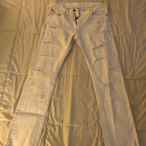 ralph lauren mens distressed jeans